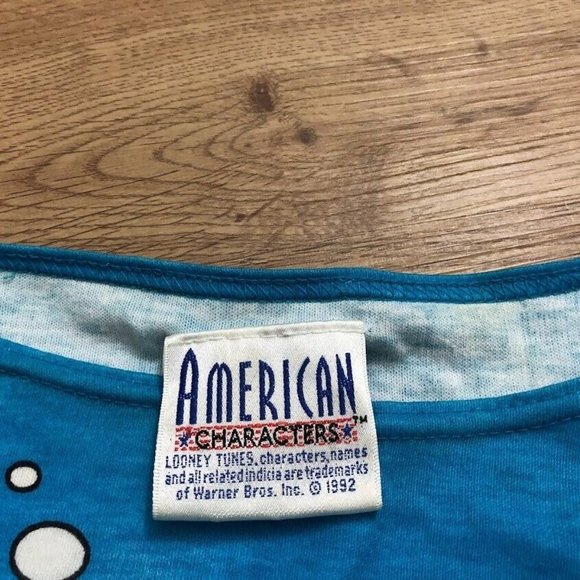 Vintage Looney Tunes Shirt Men American Character Small -Medium Tweety Tee 90s - Picture 3 of 5